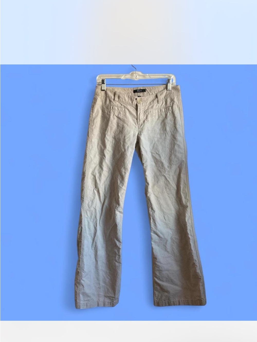 Low rise Wide leg Relaxed Linen Pants